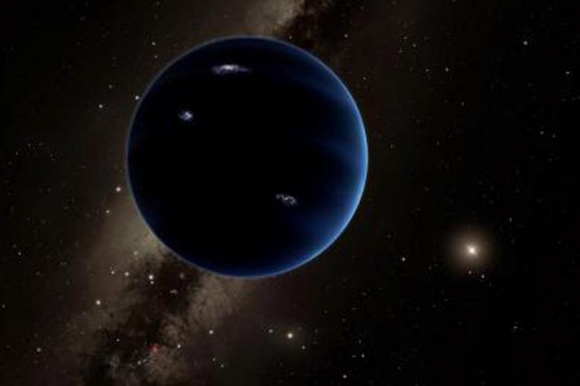 Representación de la distancia del Planeta 9 al Sol. Foto: Caltech / EFE.